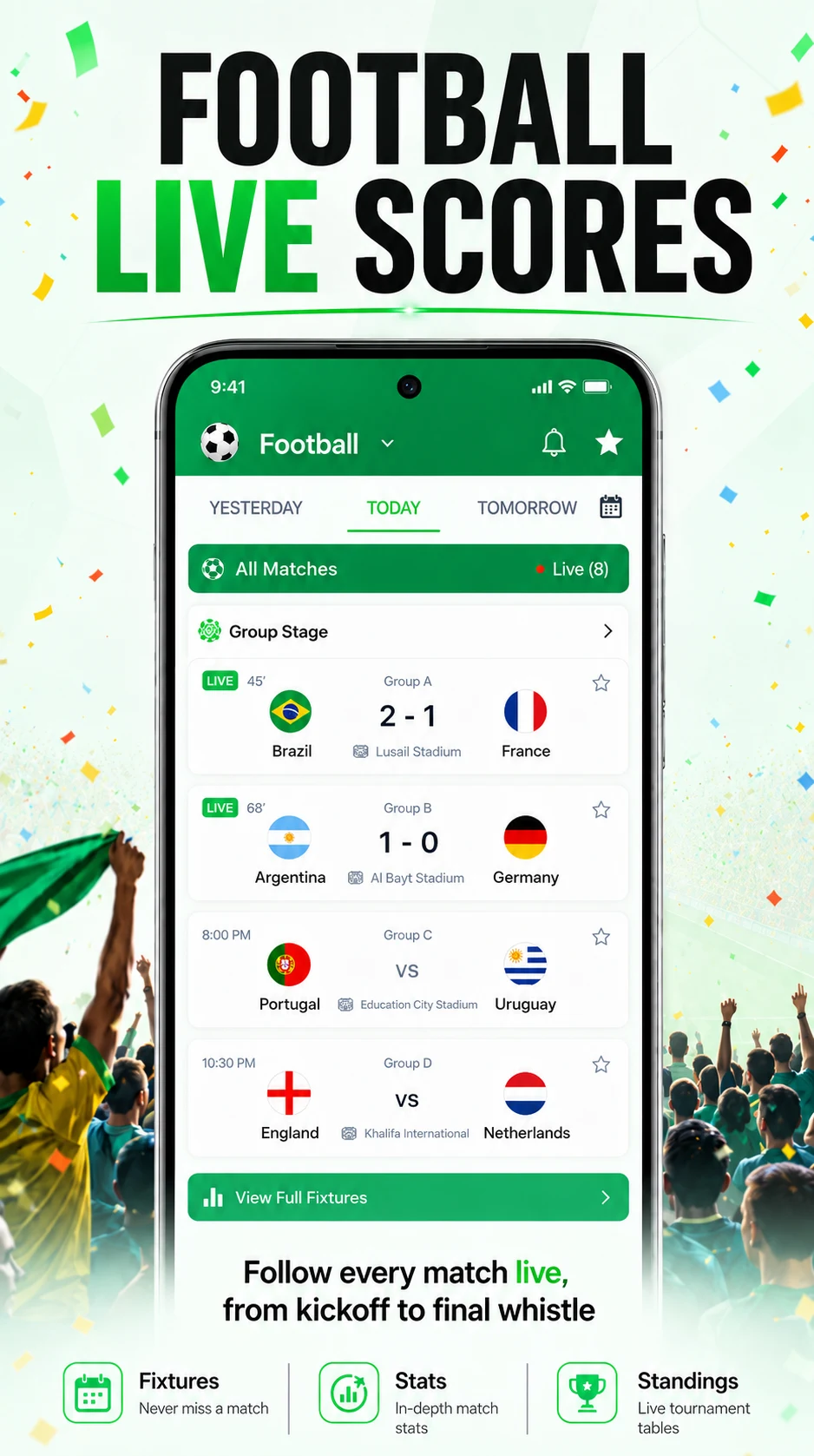 Football Live Score: Soccer screenshot